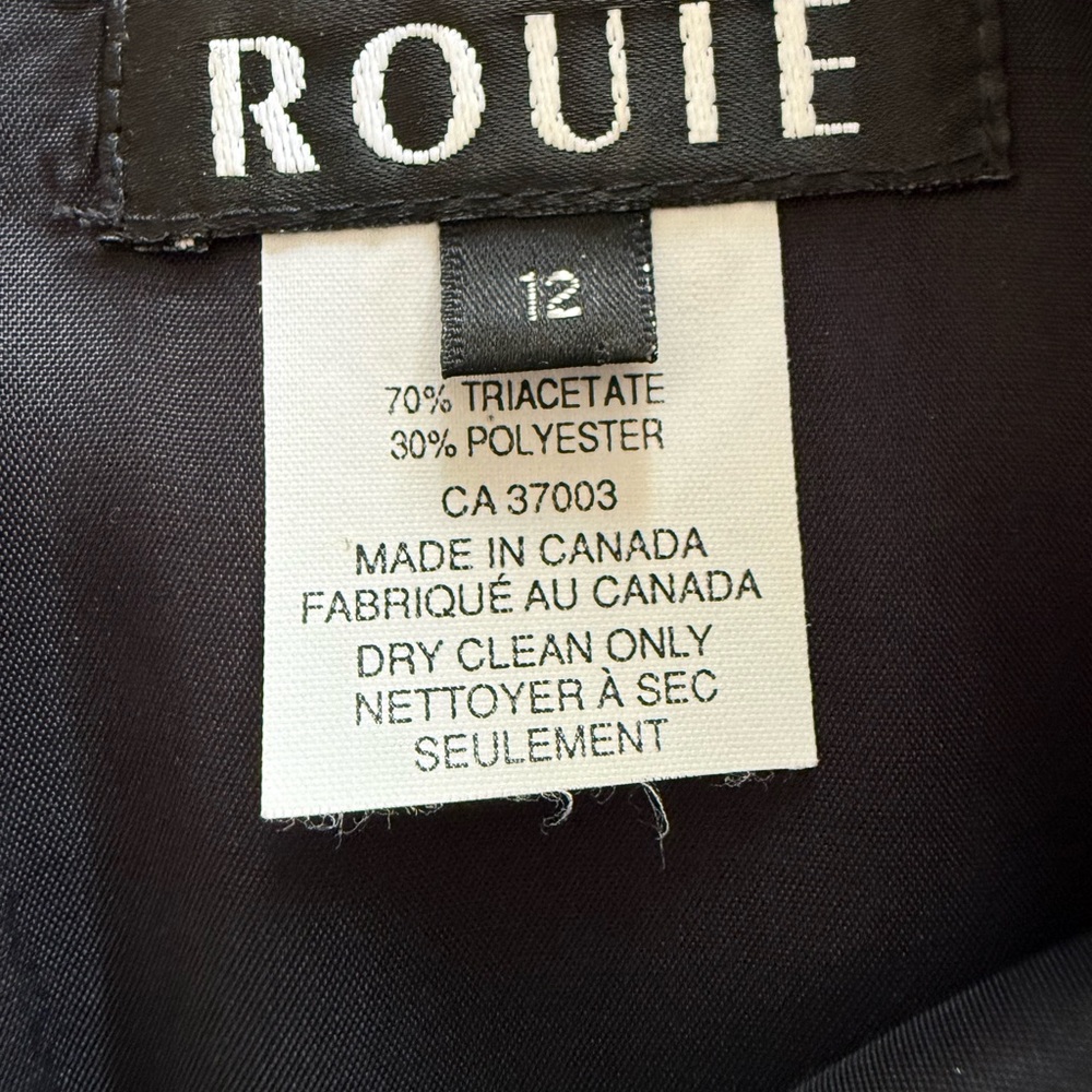 Classic Black Women's Dress with Cape Overlay - Picture 2 of 5